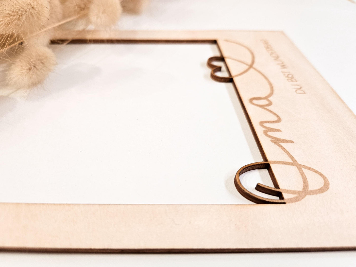 Bilderrahmen Passepartout Fotogeschenk als personalisiertes Geschenk für Oma zum Geburtstag, zum Muttertag oder als Andenken