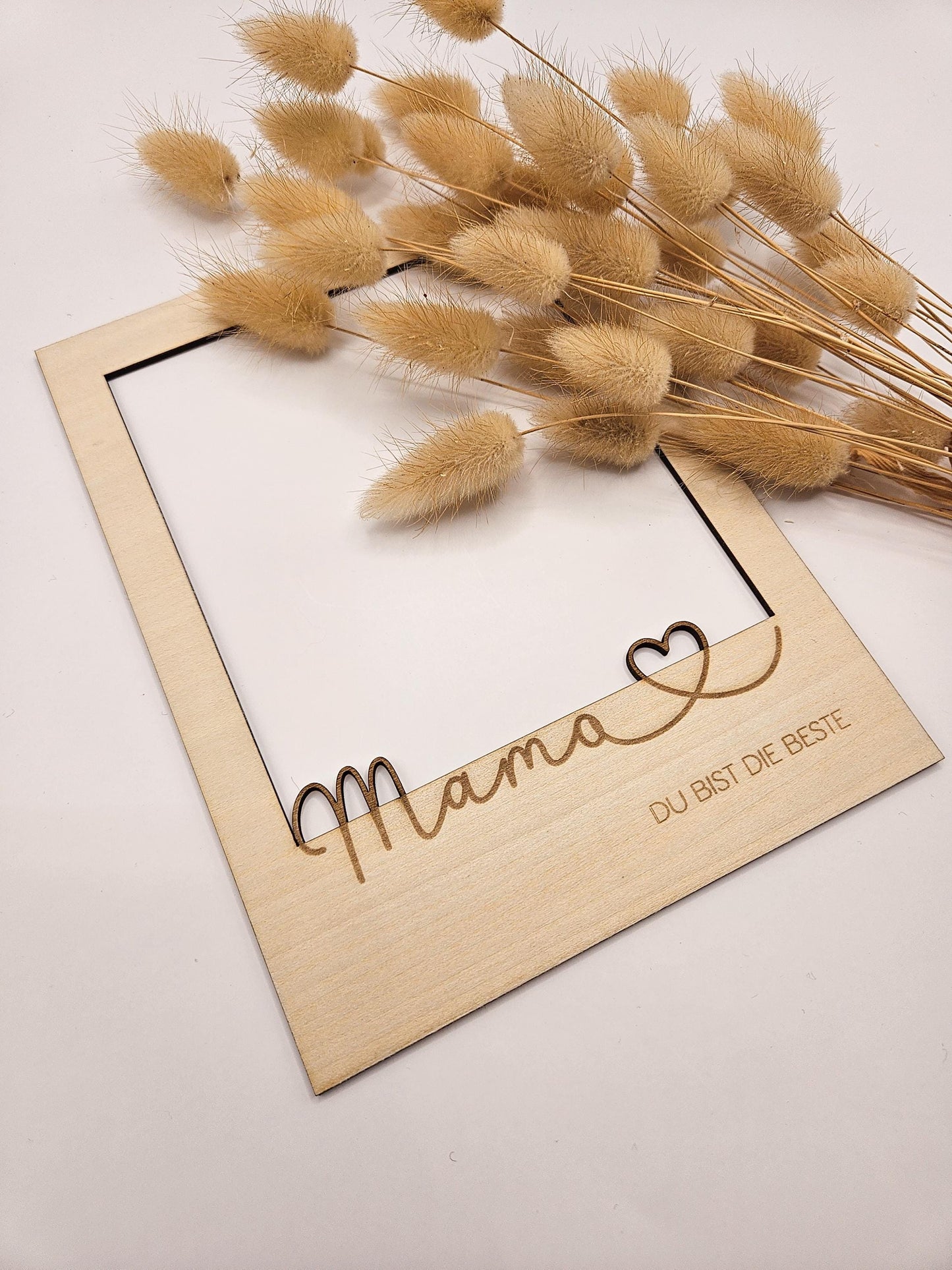 Bilderrahmen Passepartout personalisiertes Geschenk als Fotogeschenk zum Muttertag, als Geschenk für die Oma oder als Andenken