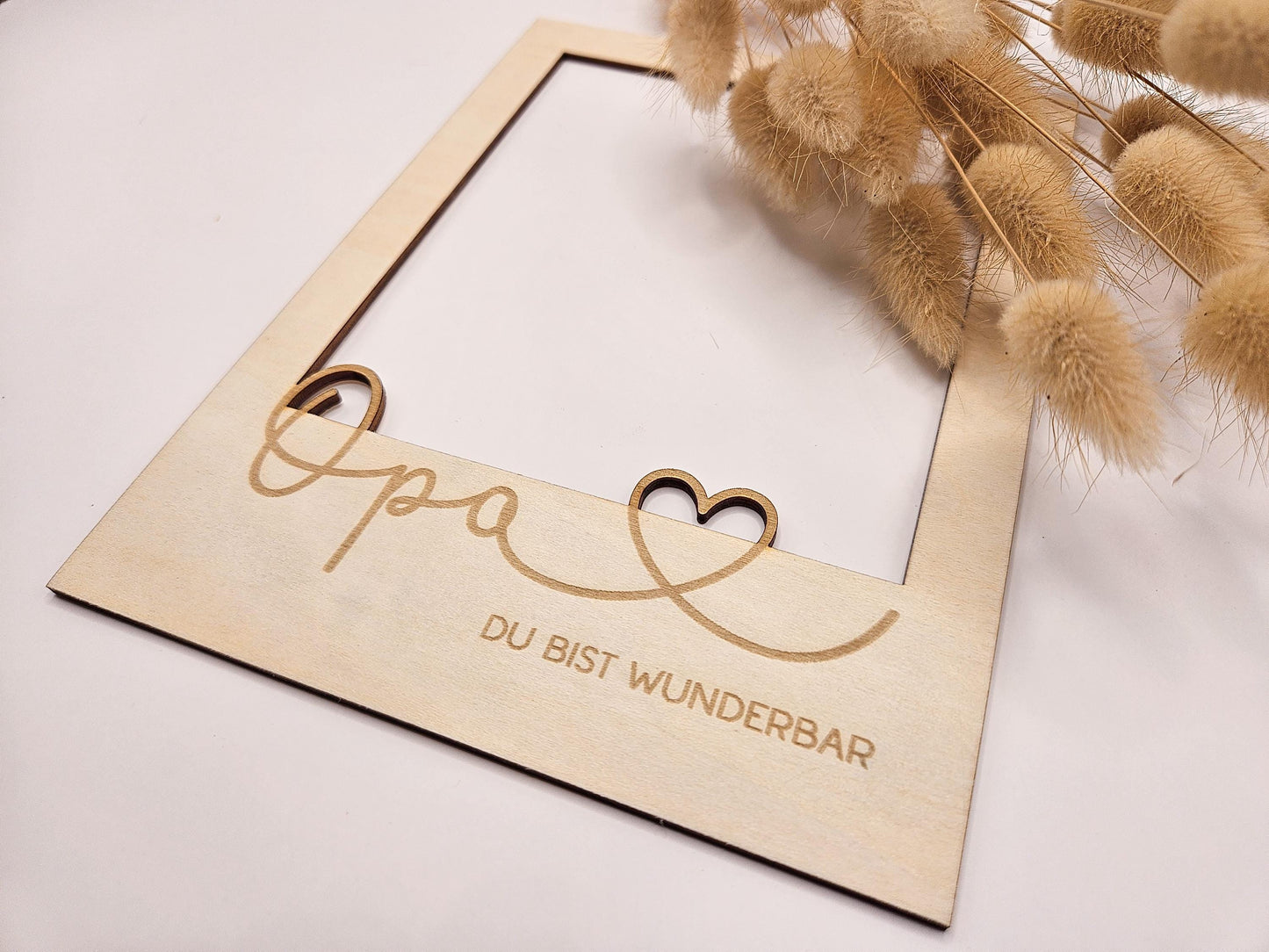 Bilderrahmen Passepartout personalisiert als Fotogeschenk für Opa zum Geburtstag, zum Vatertag oder als Andenken