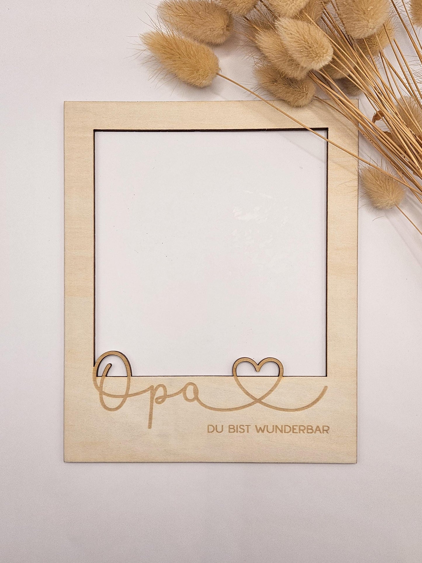 Bilderrahmen Passepartout personalisiert als Fotogeschenk für Opa zum Geburtstag, zum Vatertag oder als Andenken