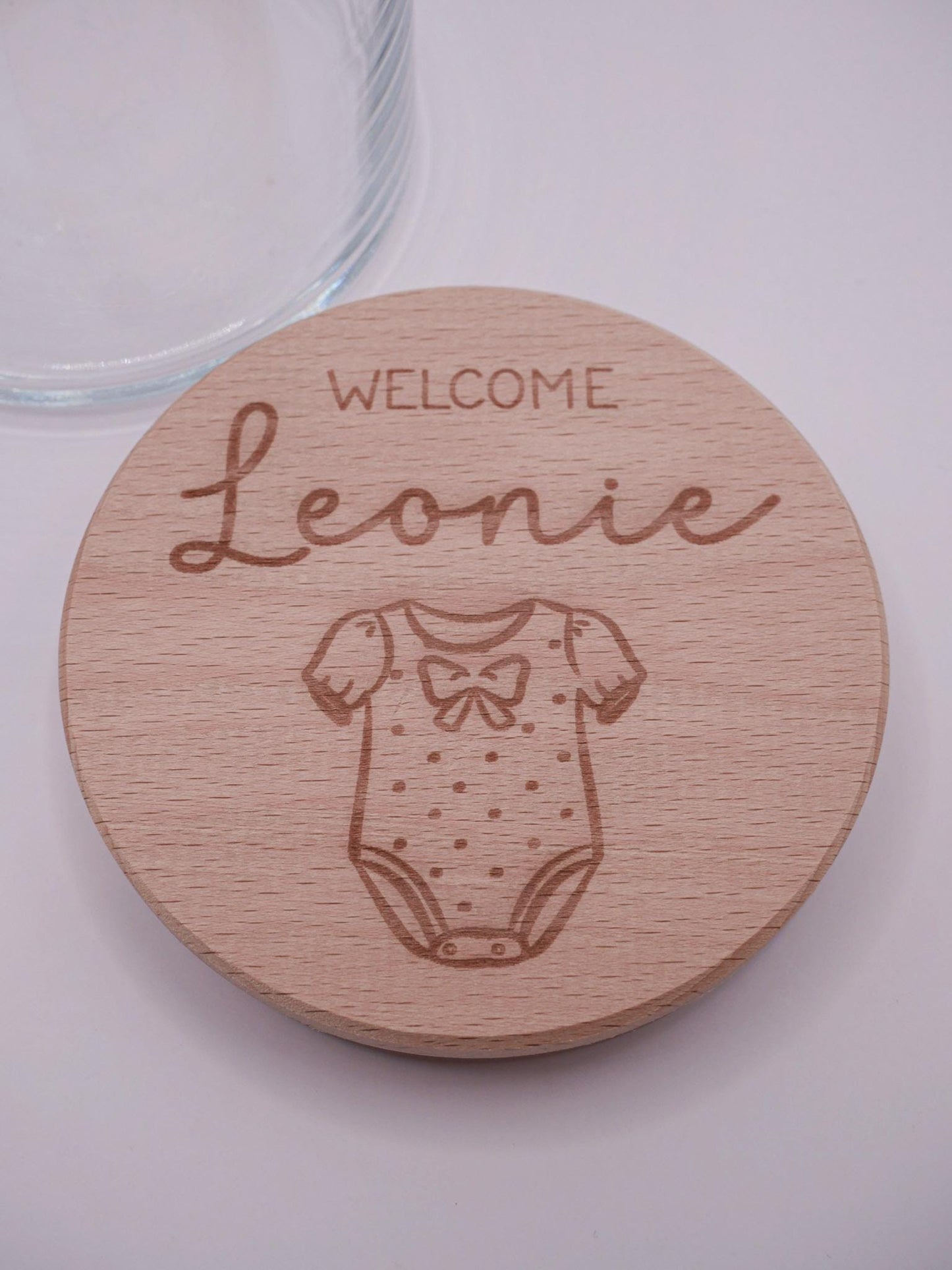 Geschenk zur Geburt personalisiert - Babygeschenk Starter Kit mit graviertem Namen, Geschenk zur Geburt, Taufe, Geburtstag, Windeltorte