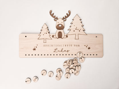 Personalisierter Adventskalender, Kinder Adventskalender, Adventskalender zum befüllen, Adventskalender Kinder, Adventskalender aus Holz