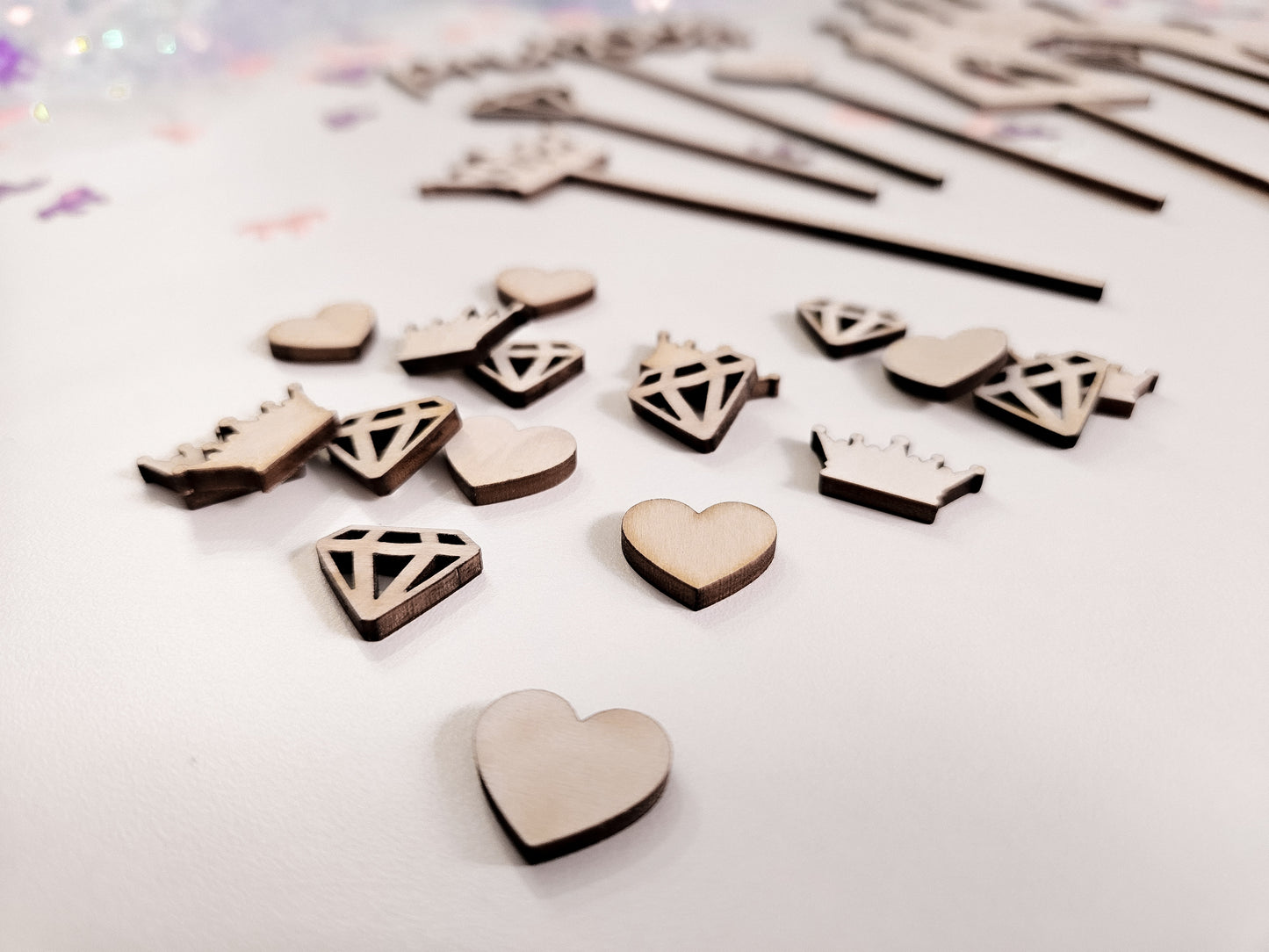 Personalisierter Cake Topper Holz – Prinzessin Schloss, Birthday Princess, Name, Alter Mädchen Geburtstag Deko