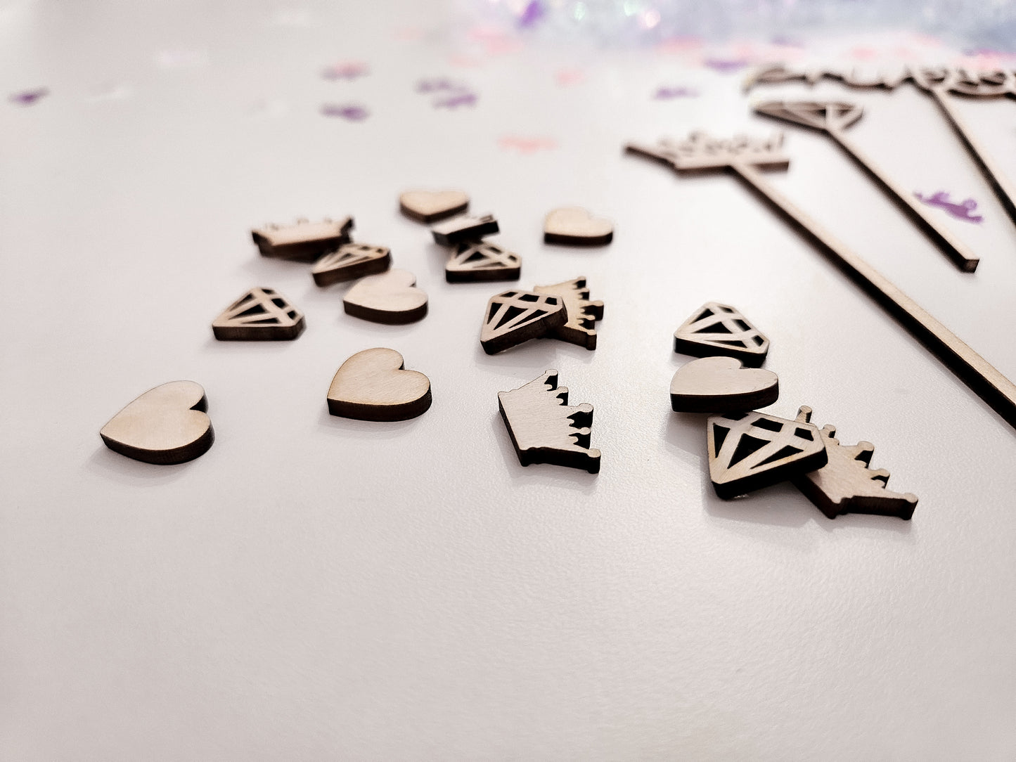 Personalisierter Cake Topper Holz – Prinzessin Schloss, Birthday Princess, Name, Alter Mädchen Geburtstag Deko