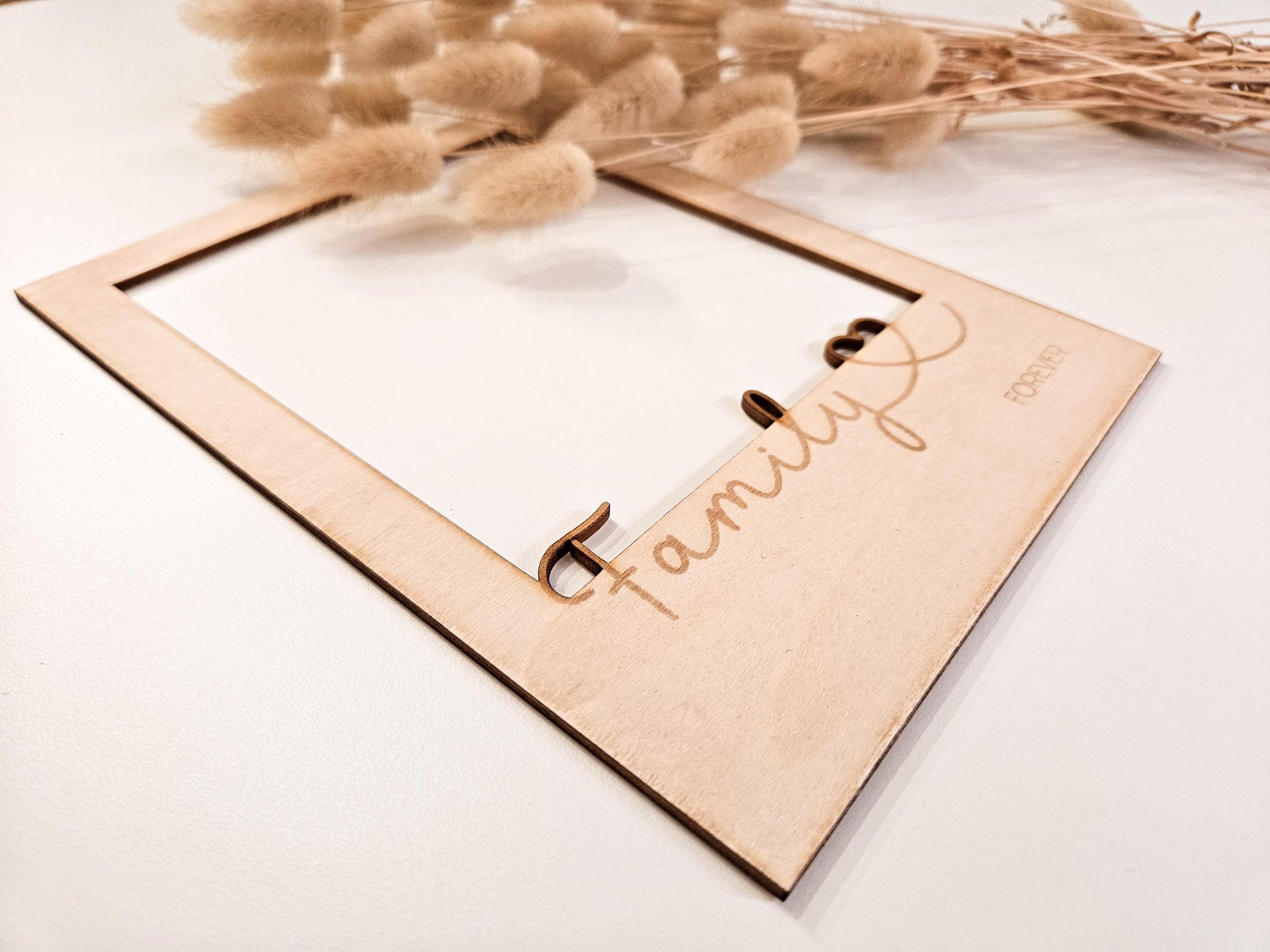 Bilderrahmen Passepartout personalisiertes Geschenk als Fotogeschenk zum Geburtstag, als Muttertagsgeschenk, Vatertagsgeschenk und Familie