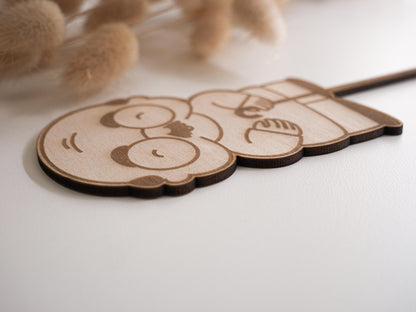 Cake Topper Kuchenaufsatz als personalisiertes Geschenk für Opa zum Geburtstag, zum Vatertag oder zur Rente