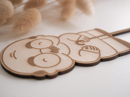 Cake Topper Kuchenaufsatz als personalisiertes Geschenk für Opa zum Geburtstag, zum Vatertag oder zur Rente