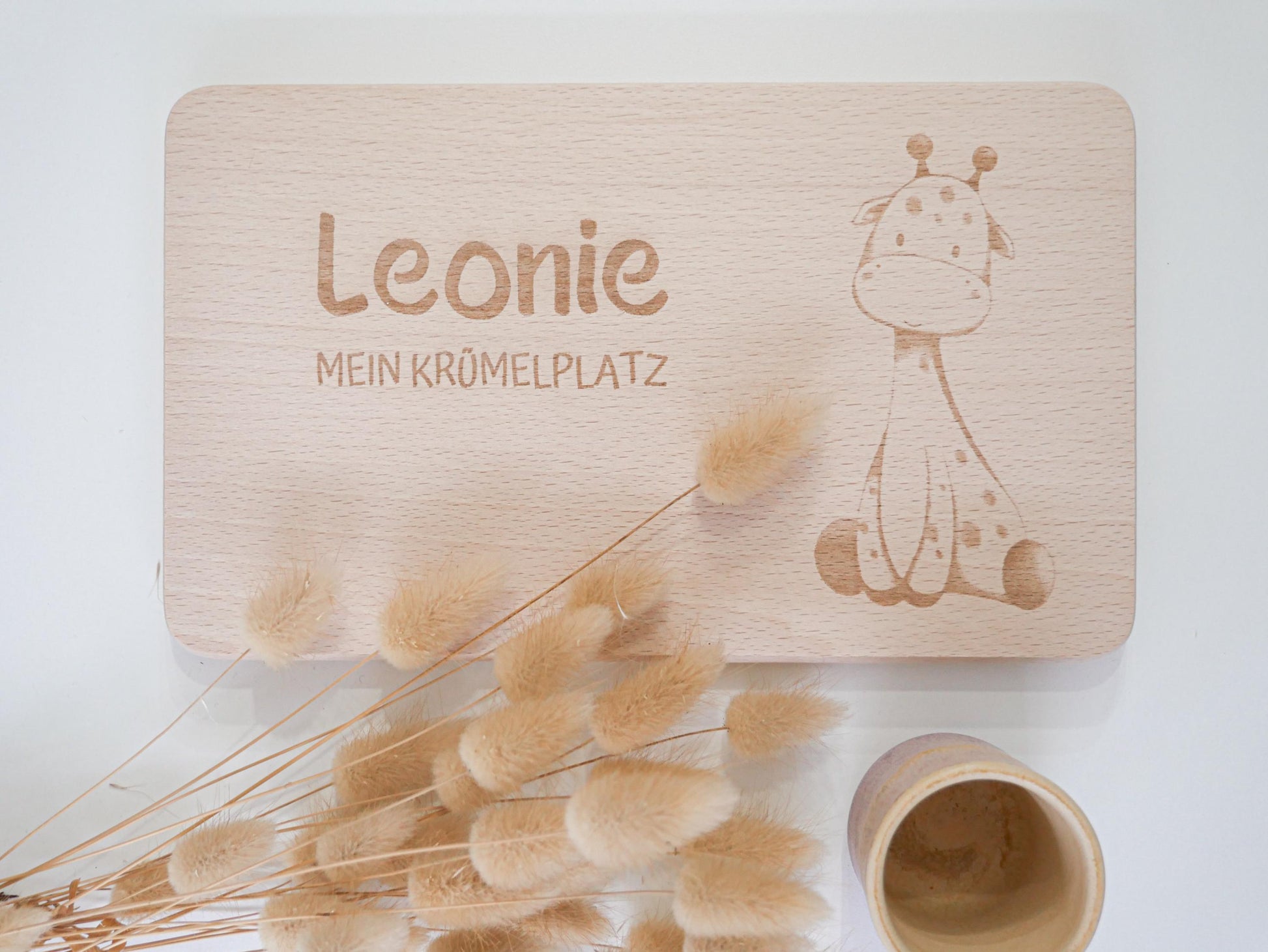 Brettchen personalisiertes Geschenk als Geburtstagsgeschenk, zur Taufe, zum ersten Geburtstag oder als Schneidebrett und Dekoelement
