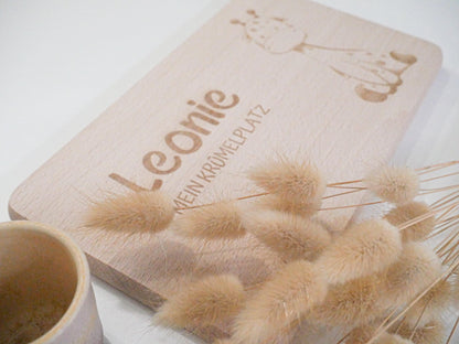 Brettchen personalisiertes Geschenk als Geburtstagsgeschenk, zur Taufe, zum ersten Geburtstag oder als Schneidebrett und Dekoelement