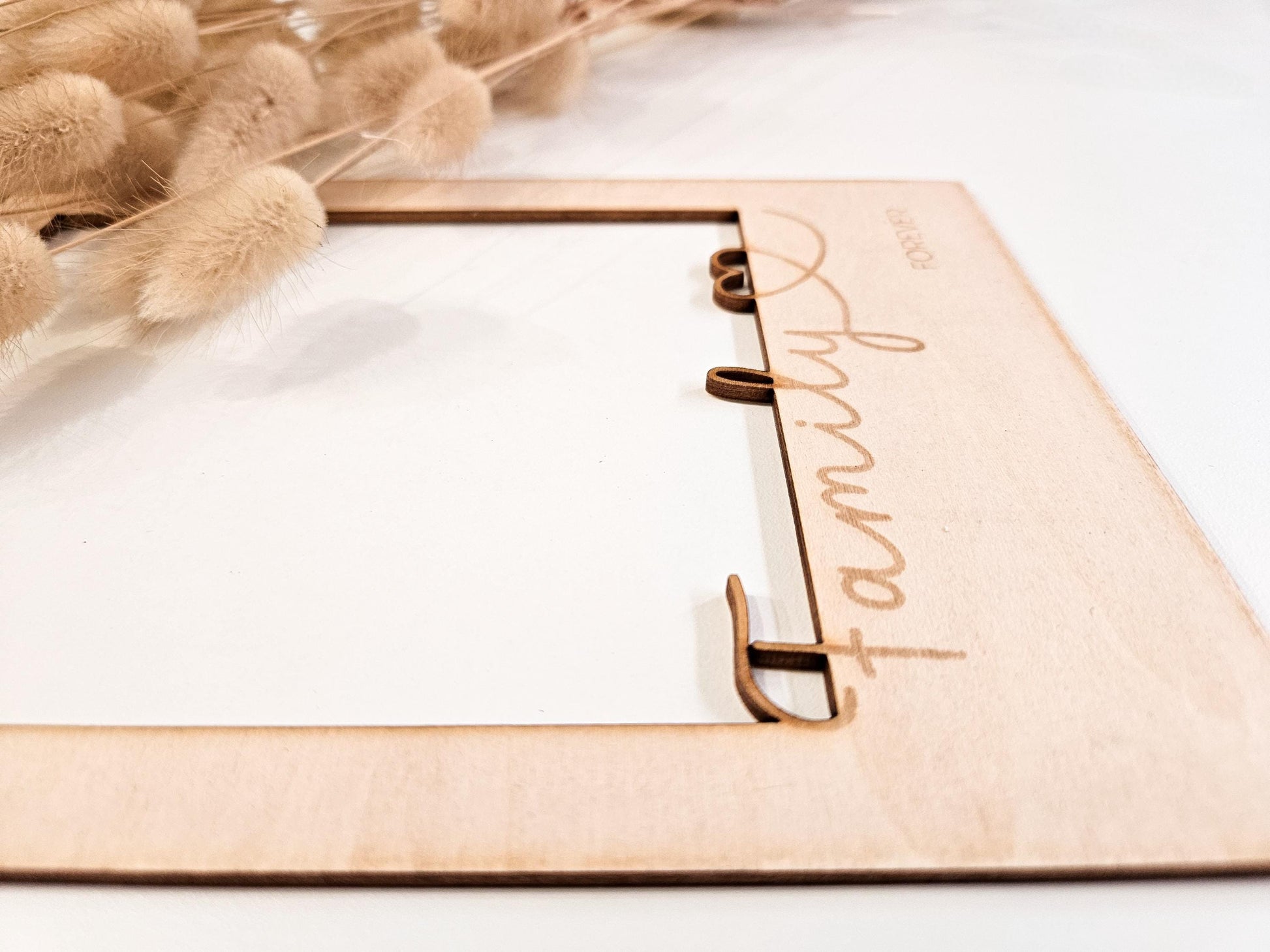 Bilderrahmen Passepartout personalisiertes Geschenk als Fotogeschenk zum Geburtstag, als Muttertagsgeschenk, Vatertagsgeschenk und Familie