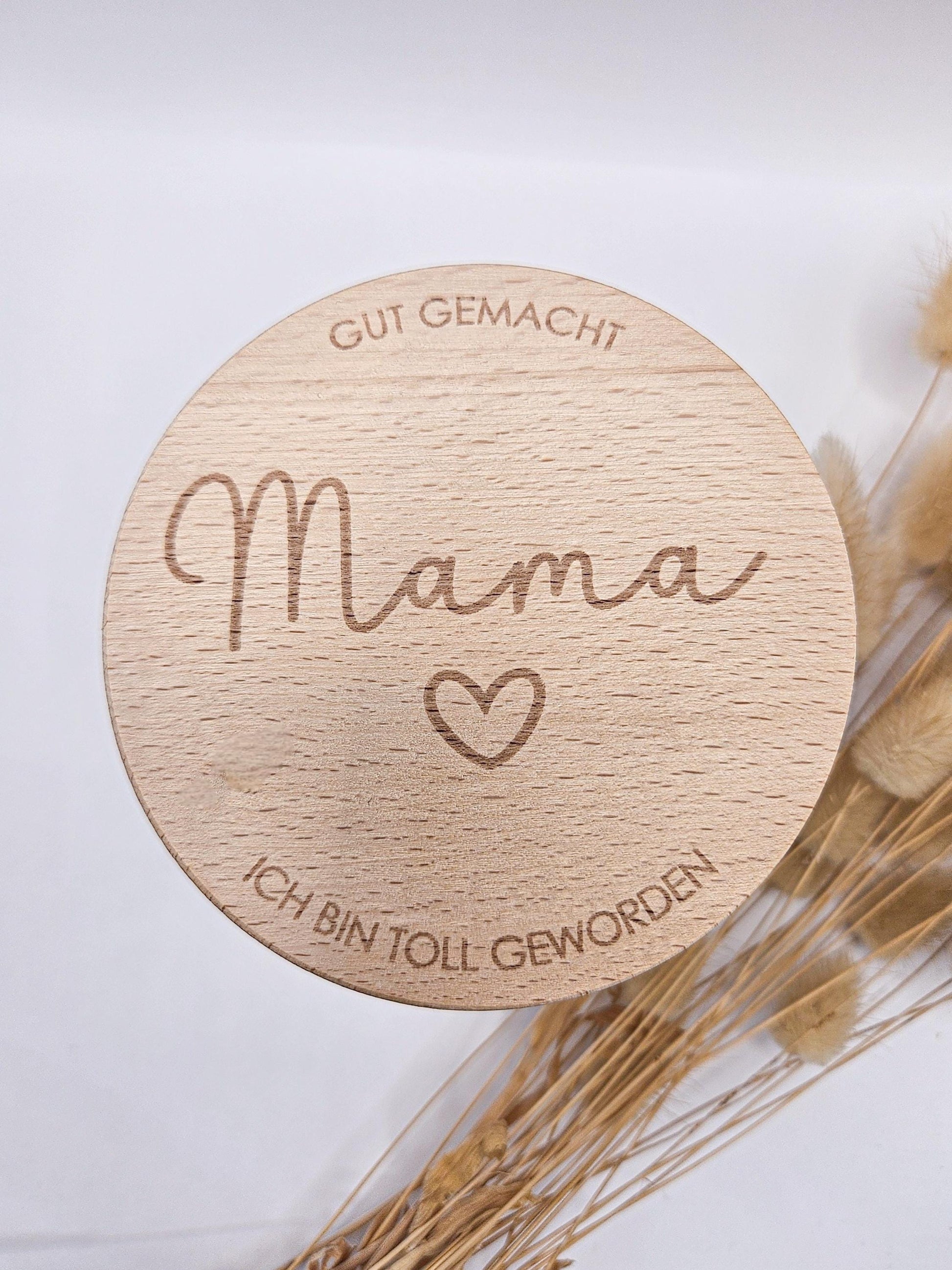 Vorratsglas mit Gravur als Muttertagsgeschenk: Gut gemacht Mama - Ich bin toll geworden – Geschenk zum Muttertag, Geburtstag oder für Oma