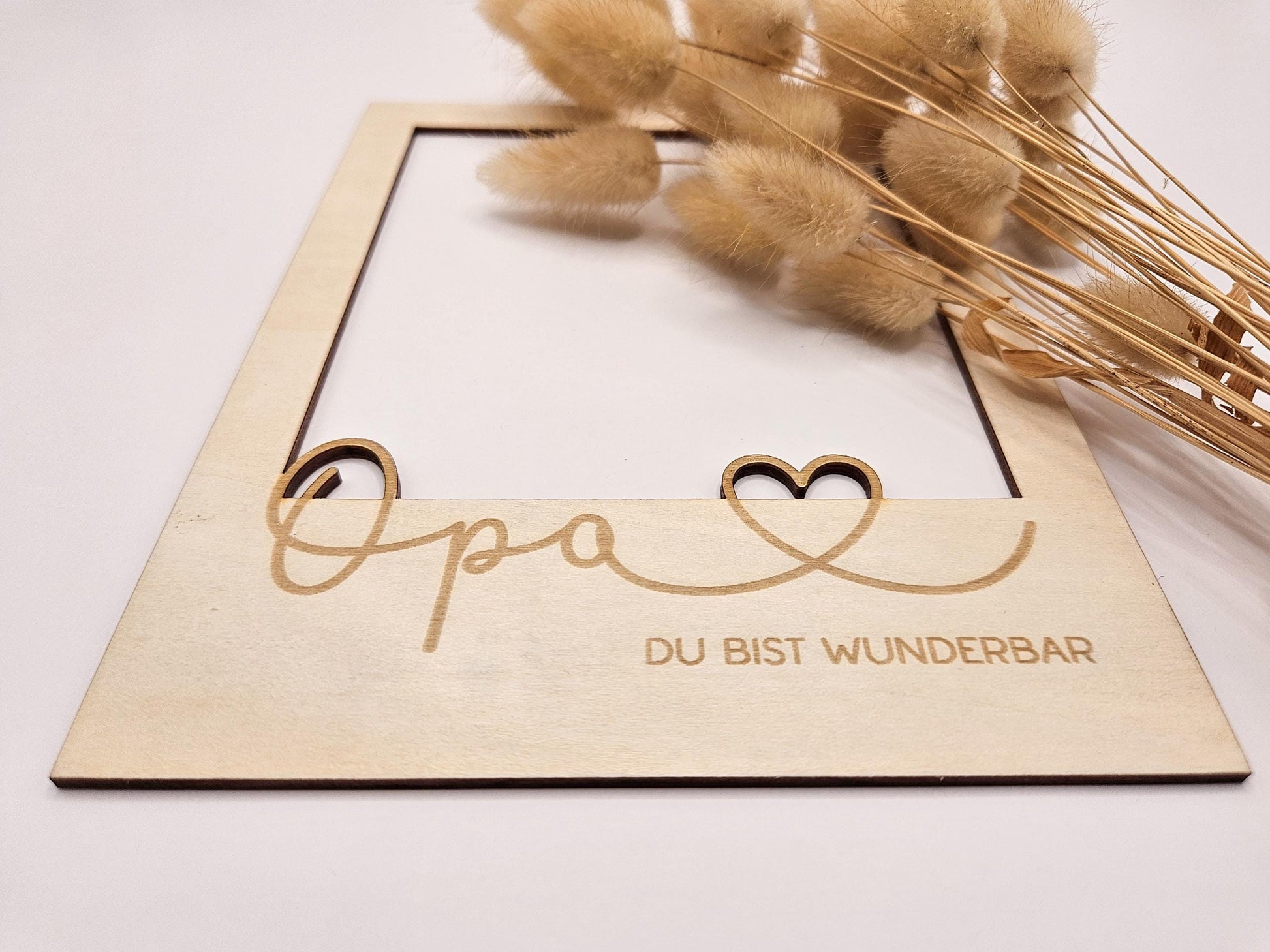 Bilderrahmen Passepartout personalisiert als Fotogeschenk für Opa zum Geburtstag, zum Vatertag oder als Andenken
