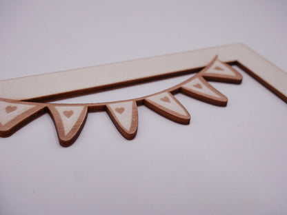 Personalisierter Baby Bilderrahmen Passepartout als Fotogeschenk zur Geburt, als Babygeschenk, Geschenk zur Geburt oder zur Taufe